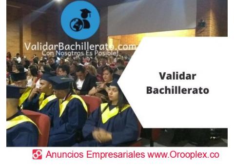 Validar Bachillerato