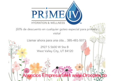 Prime IV hydration and wellness